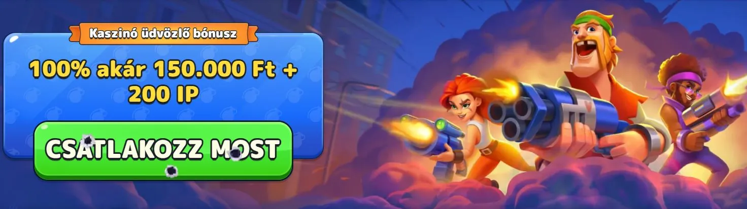 Pistolo Casino Üdvözlő bónusz