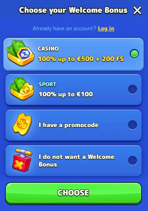 Pistolo Casino Registration - Bonus Highlights