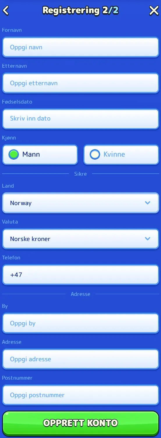 Pistolo Casino Registrering