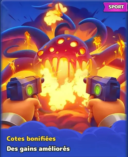 Cotes boostées Gains améliorés