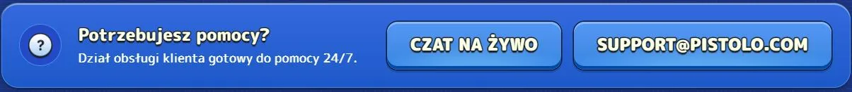 Pistolo Casino obsługa klienta