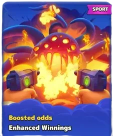 Boosted odds Enhanced Winnings