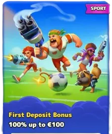 First Deposit Bonus 100% up to €100