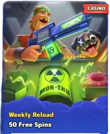 Weekly Reload 50 Free Spins